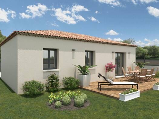 Terrain avec maison neuve à vendre 290 000 € 4 pièces 3 chambres 65 m² 550 m² de terrain Pignans 83790