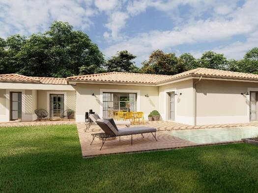 Terrain avec maison neuve à vendre 325 000 € 4 pièces 3 chambres 126 m² 2 300 m² de terrain Samazan 47250