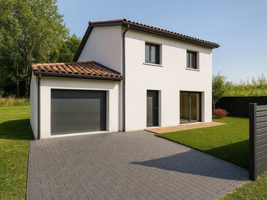 Terrain avec maison neuve à vendre 366 130 € 5 pièces 4 chambres 106,8 m² 326 m² de terrain Ternay 69360