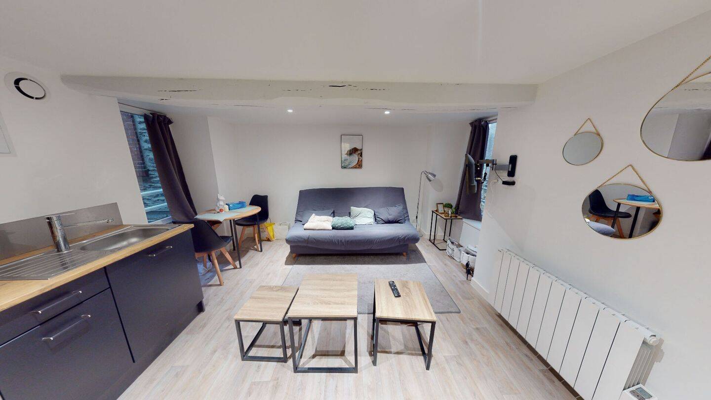 Appartement 1 pièce 19 m² · à Cherbourg-en-Cotentin · 18,6 m² · 550 €/mois
