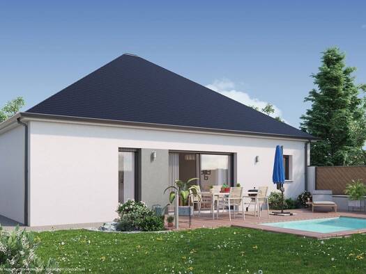 Terrain avec maison neuve à vendre 190 425 € 5 pièces 4 chambres 106 m² 465 m² de terrain Sainte-Maure-de-Touraine 37800
