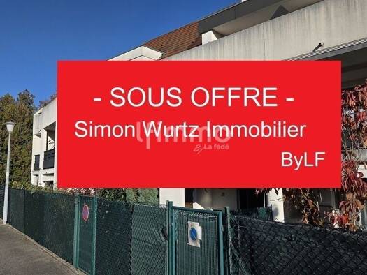 Appartement à vendre 199 900 € 3 pièces 2 chambres 66,1 m² RDC/2 Sud Est Bischwiller 67240