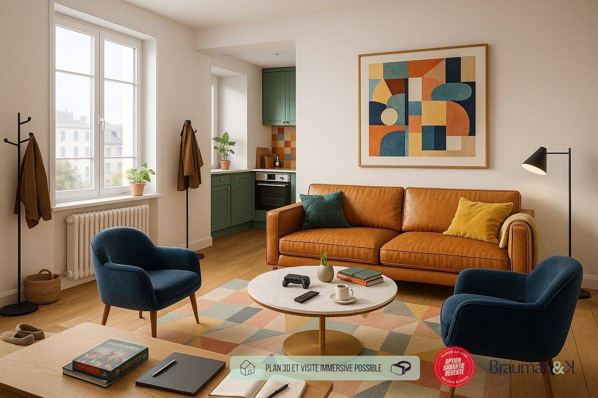 Appartement 1 pièce 20 m² · à Rennes · 20 m² · 167 000 €