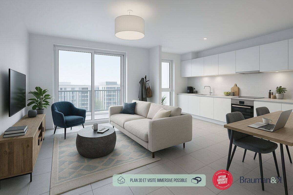 Appartement 3 pièces 52 m² · à Elbeuf · 52 m² · 152 900 €