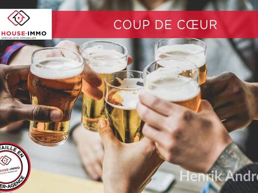 Bar / Café à vendre Fonds de commerce 176 000 € 56 m² d'espace de restauration Nantes 44000