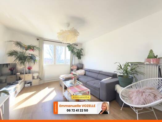 Appartement à vendre 126 000 € 3 pièces 2 chambres 57 m² Étage 3/3 Champratel Clermont-Ferrand 63100