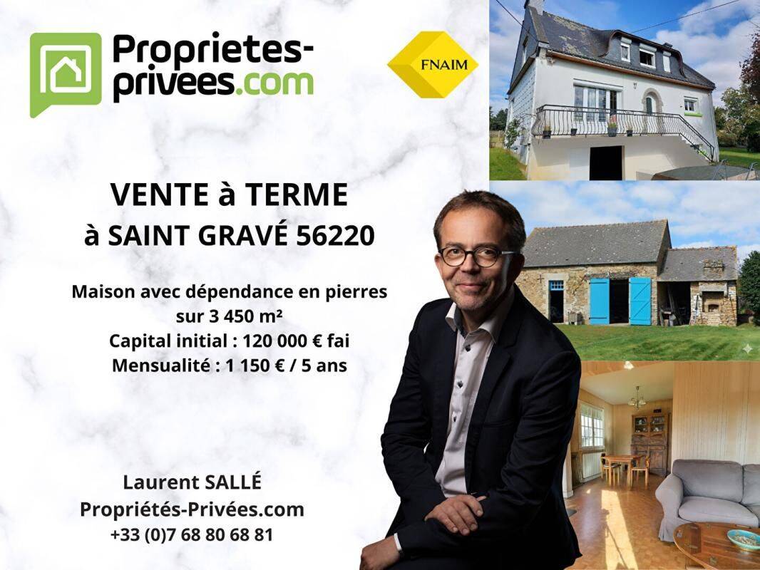 Maison 7 pièces 105 m² · à Saint-Gravé · 105 m² · 120 000 €