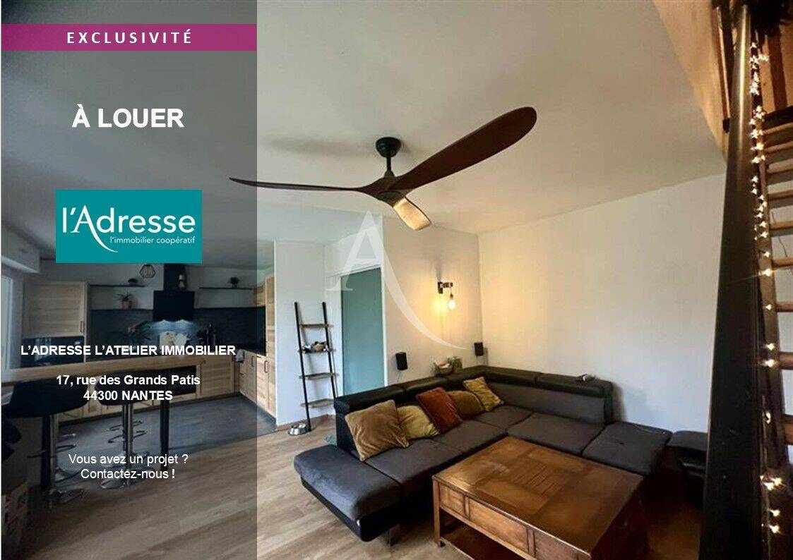Appartement 3 pièces 69 m² · à Nantes · 68,6 m² · 990 €
