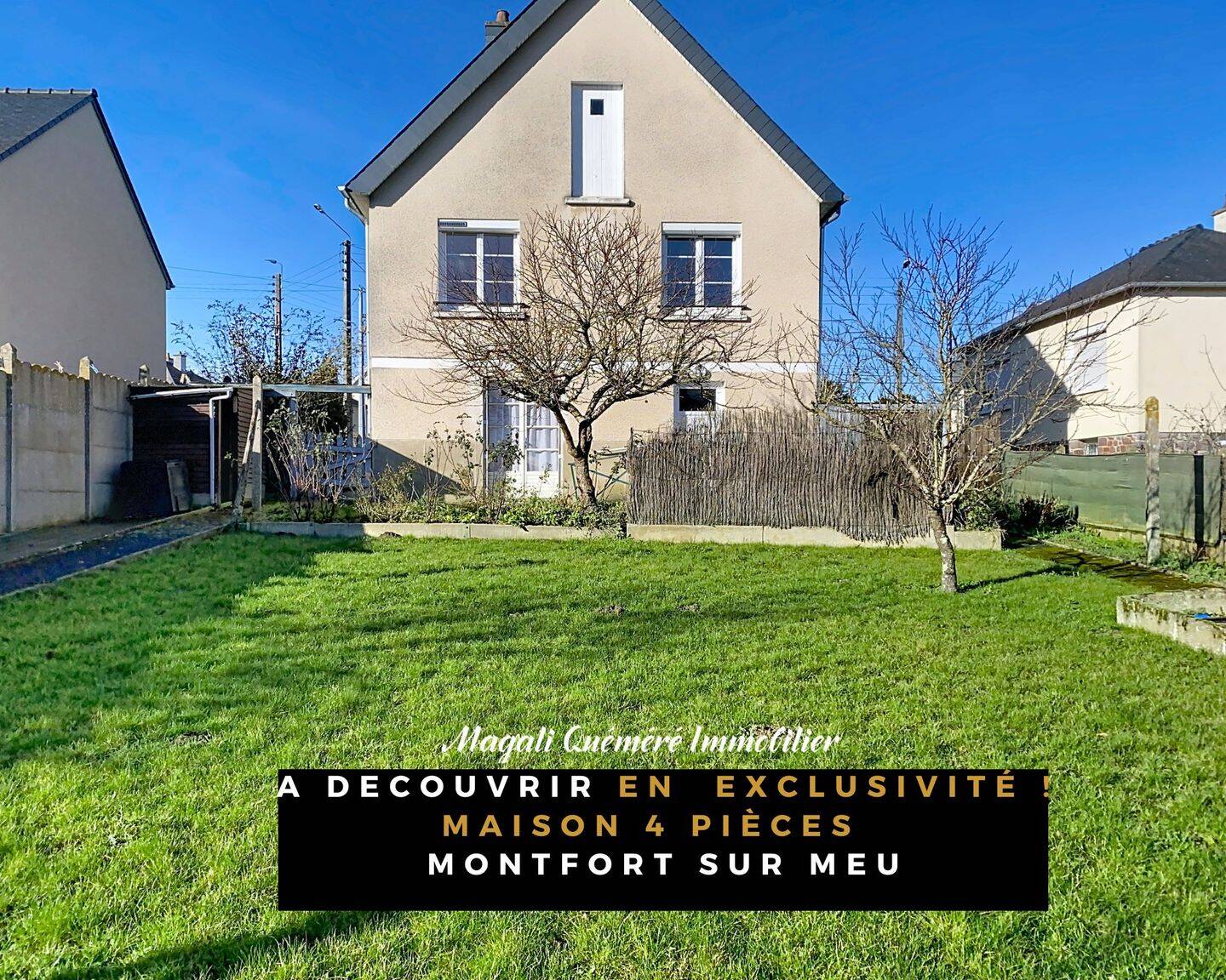 Maison 4 pièces 86 m² · à Montfort-sur-Meu · 86 m² · 209 990 €