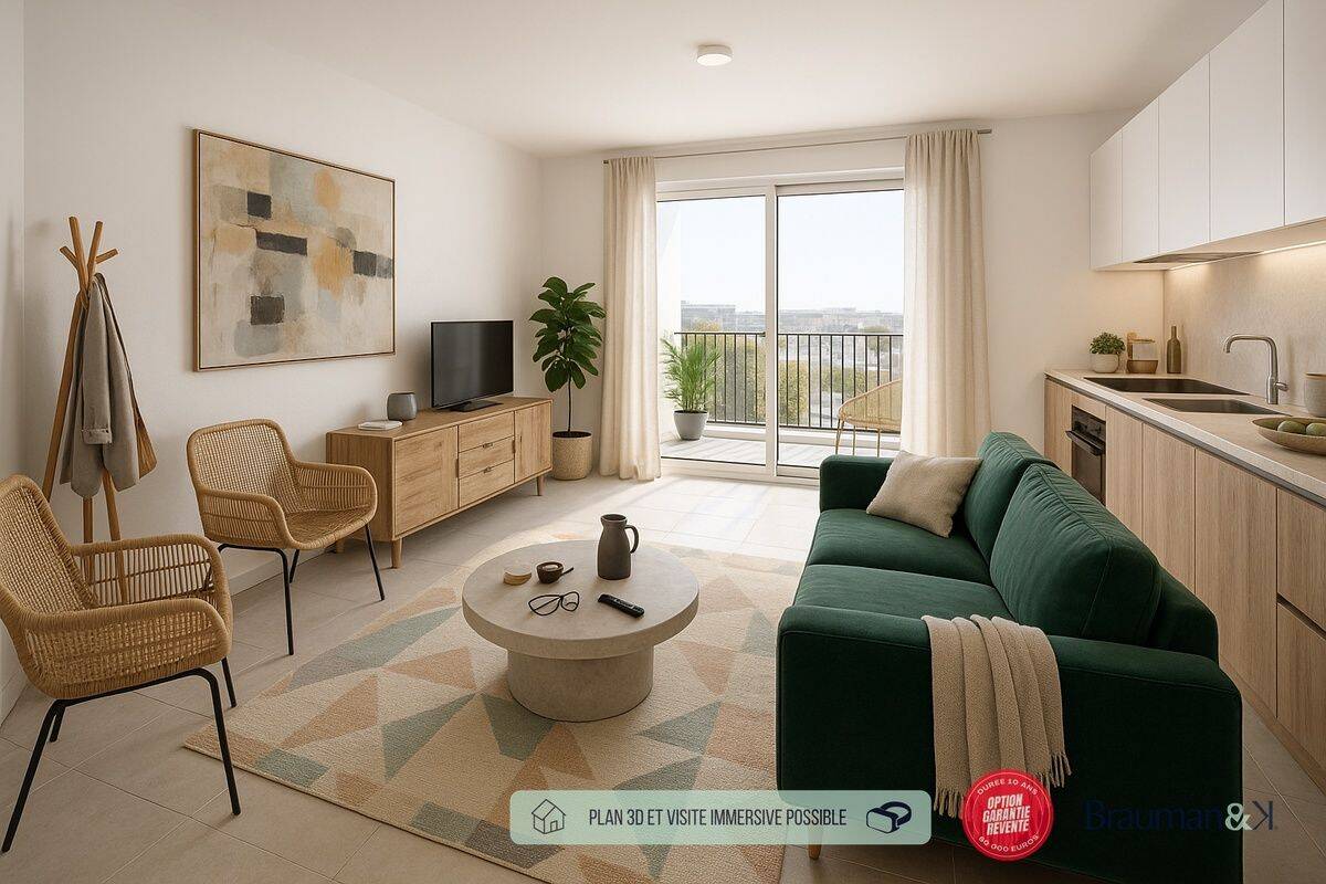 Appartement 3 pièces 57 m² · à Épinay-sur-Seine · 57 m² · 256 000 €