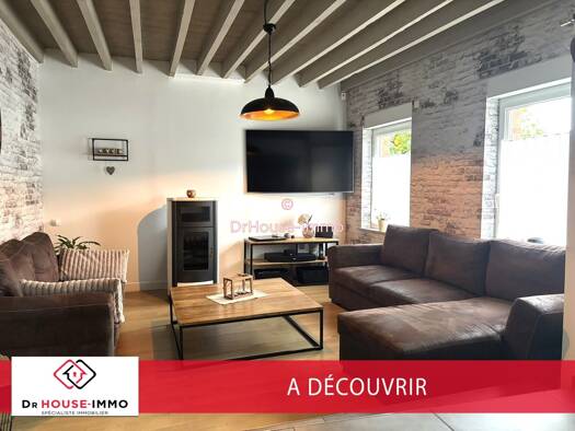 Maison à vendre 337 000 € 6 pièces 4 chambres 132 m² 696 m² de terrain Beck Sartel Wattrelos 59150