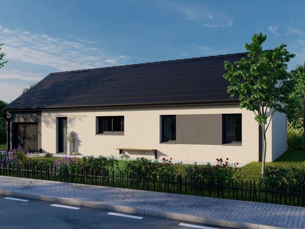 Terrain avec maison neuve à vendre 232 283 € 5 pièces 4 chambres 92,9 m² 531 m² de terrain Artannes-sur-Indre 37260