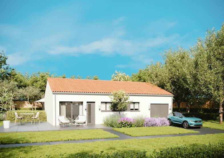 Terrain avec maison neuve à vendre 282 448 € Centre Treillières 44119