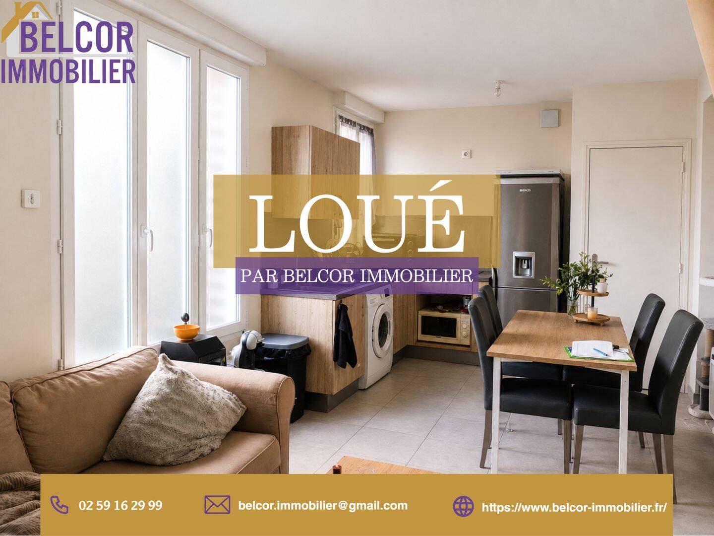 Appartement 2 pièces 43 m² · à Puiseaux · 43 m² · 550 €/mois