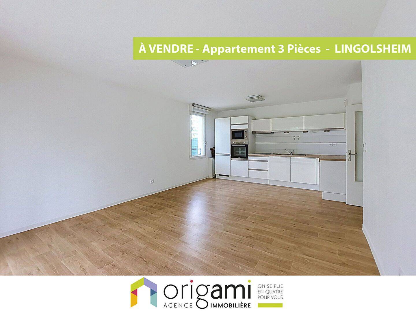 Appartement 3 pièces 59 m² · à Lingolsheim · 58,6 m² · 175 000 €