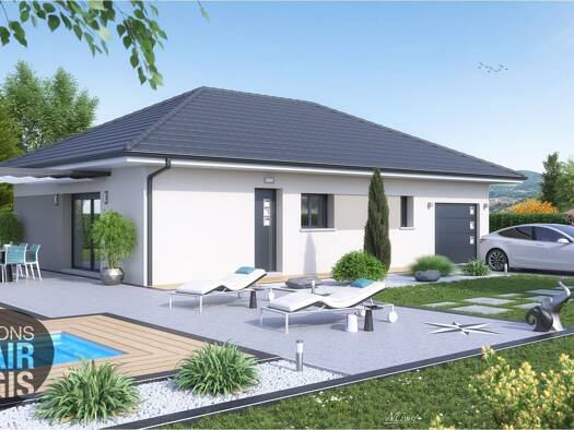 Terrain avec maison neuve à vendre 273 690 € 4 pièces 3 chambres 100 m² 1 141 m² de terrain Lens-Lestang 26210