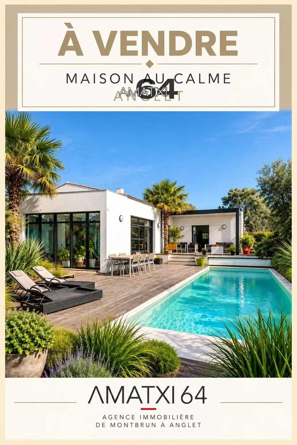 Maison 4 pièces 130 m² · à Anglet · 130 m² · 1 465 000 €