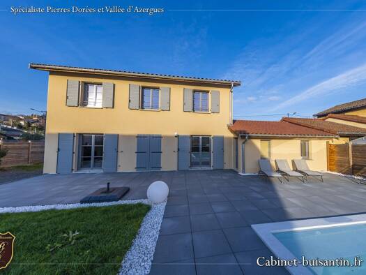 Maison à vendre 525 000 € 5 pièces 4 chambres 124 m² 851 m² de terrain Lozanne 69380