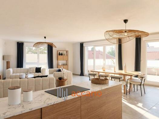 Appartement à vendre 650 000 € 4 pièces 3 chambres 123,7 m² Étage 3/3 Centre Champagne-au-Mont-d'Or 69410