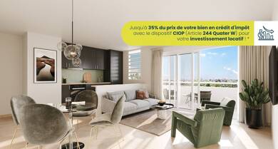 Appartement à vendre 345 591 € 4 pièces 3 chambres 75 m² disponible à partir du 30/06/2026 Saint-Pierre 97410