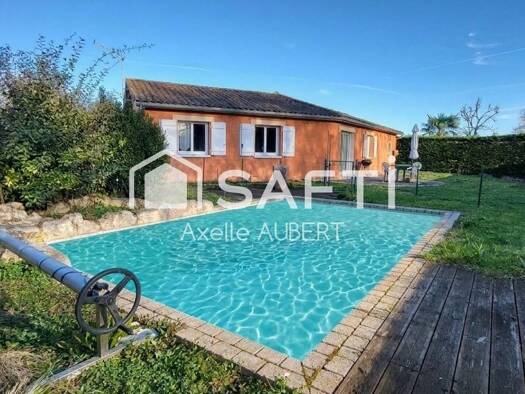 Maison de plain-pied à vendre 300 000 € 4 pièces 3 chambres 115 m² 912 m² de terrain La Chapelle-de-Guinchay 71570