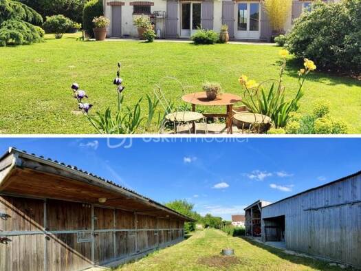 Maison de plain-pied à vendre 229 000 € 4 pièces 2 chambres 80 m² Bourg et Hameaux Rive Droite Villeneuve-sur-Yonne 89500