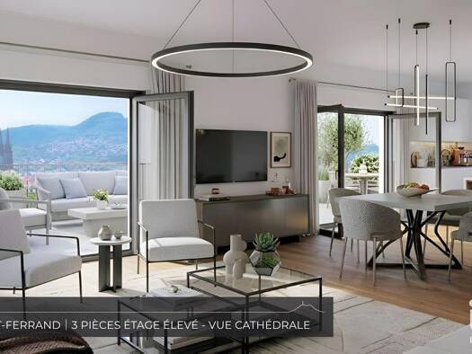 Appartement à vendre - neuf 221 900 € 3 pièces 2 chambres 55 m² Étage 4/5 Bien Assis Clermont-Ferrand 63100