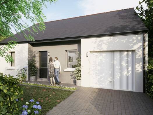 Terrain avec maison neuve à vendre 178 962 € 3 pièces 2 chambres 71 m² 300 m² de terrain Beaupréau-en-Mauges 49600