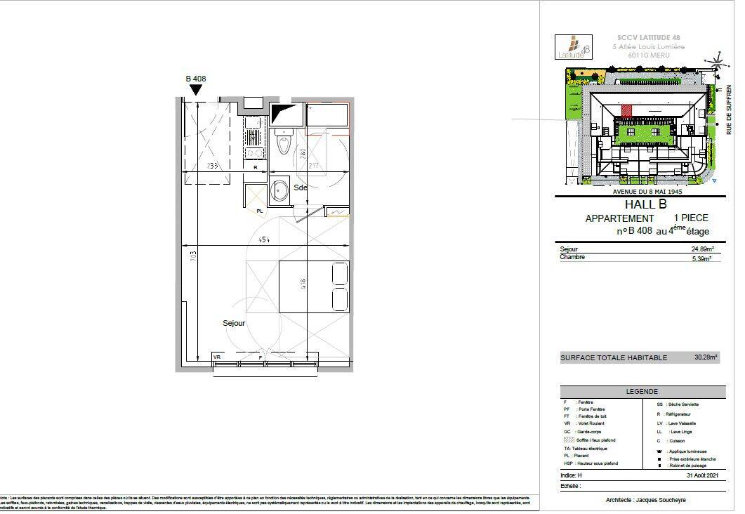 Appartement 1 pièce 30 m² · à Neuilly-sur-Marne · 30 m² · 622 €