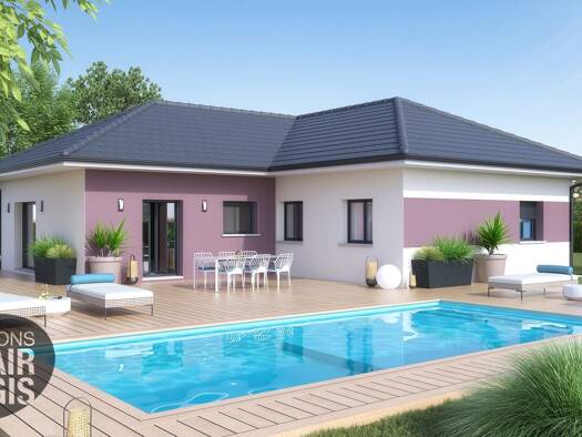 Terrain avec maison neuve à vendre 285 000 € 5 pièces 4 chambres 100 m² 538 m² de terrain Saint-Chef 38890