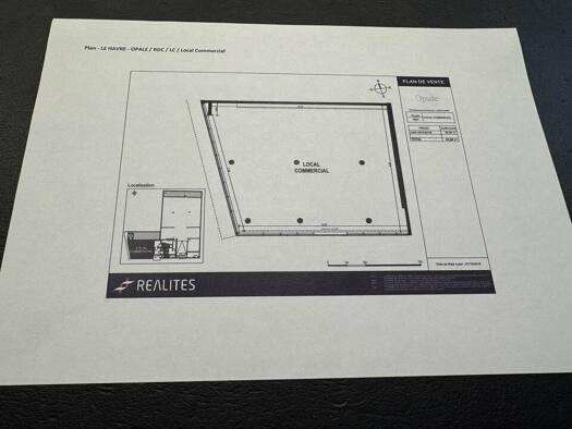 Local commercial à louer 1 354 € 83 m² de surface de vente Centre Ville Le Havre 76600