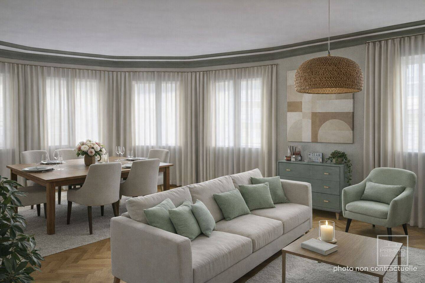 Appartement 3 pièces 91 m² · à Lyon 6ème Arrondissement · 90,9 m² · 520 000 €