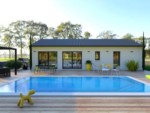 Terrain avec maison neuve à vendre 135 700 € 4 pièces 3 chambres 90 m² 1 200 m² de terrain Rouffignac-Saint-Cernin-de-Reilhac 24580