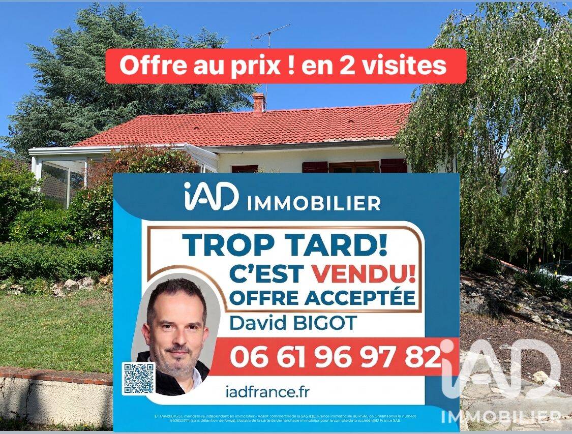 Maison 4 pièces 74 m² · à Saint-Pryvé-Saint-Mesmin · 74 m² · 219 000 €