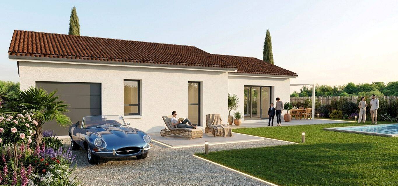 Projet de construction d'une maison 92 m² avec terrain à CHARNOZ