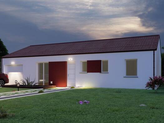 Terrain avec maison neuve à vendre 215 800 € 6 pièces 4 chambres 89 m² Vannes-le-Châtel 54112