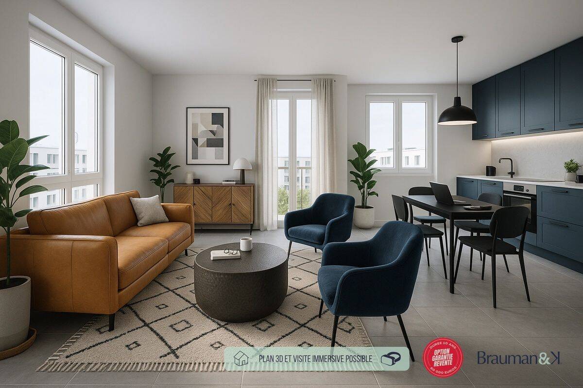 Appartement 3 pièces 66 m² · à Dunkerque · 66 m² · 244 000 €