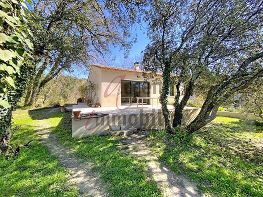 Maison de plain-pied à vendre 355 000 € 4 pièces 3 chambres 92 m² 900 m² de terrain Saint-Pantaléon 84220