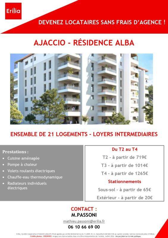 Appartement 4 pièces 97 m² · à Ajaccio · 97 m² · 1 269 €/mois