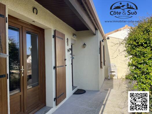 Maison de plain-pied à vendre 273 000 € 4 pièces 3 chambres 88,5 m² 452 m² de terrain La Jarrie 17220