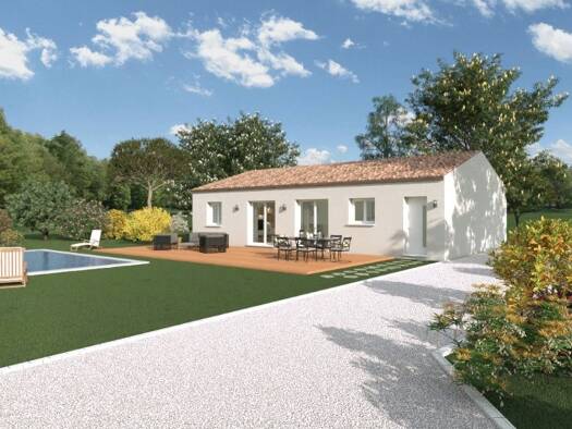 Terrain avec maison neuve à vendre 297 700 € 5 pièces 4 chambres 110 m² 900 m² de terrain Saint-Geniès-de-Malgoirès 30190
