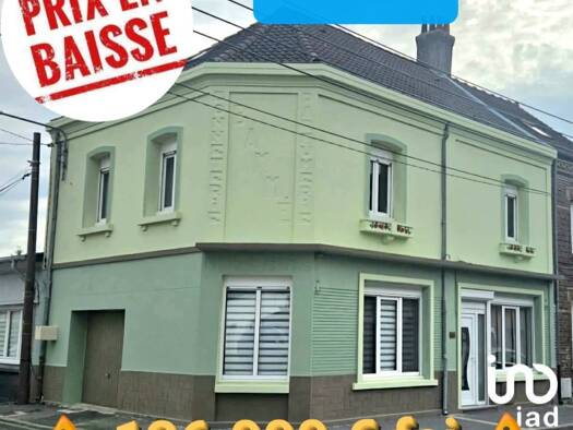 Maison de ville à vendre 126 000 € 4 pièces 3 chambres 103 m² 100 m² de terrain Nord Annezin 62232