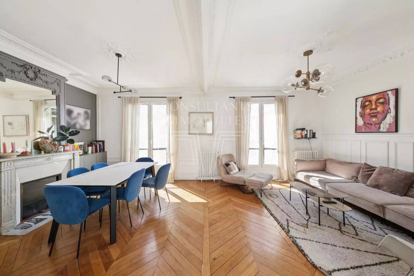 Appartement 4 pièces 90 m² · à Paris 17ème Arrondissement · 90,1 m² · 1 095 000 €