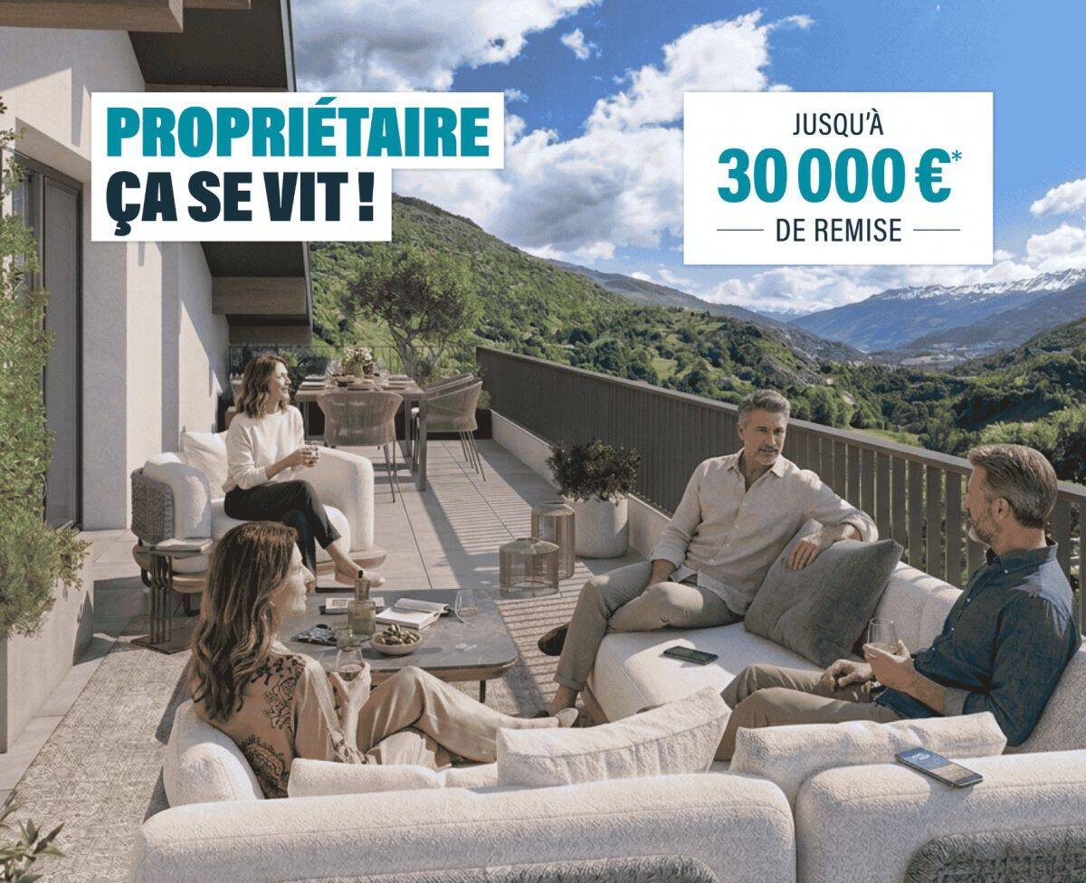 Appartement 3 pièces 69 m² · à Aime-la-Plagne · 69,3 m² · 328 000 €
