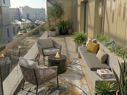 Appartement à vendre 420 000 € 4 pièces 3 chambres 72 m² Étage 4/4 Joliot Curie Arcueil 94110