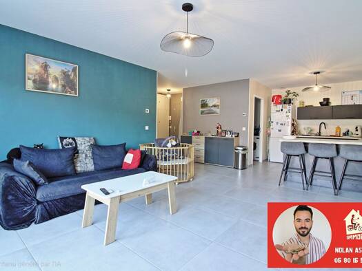 Appartement à vendre - Première occupation 165 000 € 3 pièces 2 chambres 78 m² Étage 2/2 Saint-Barthélemy 38270