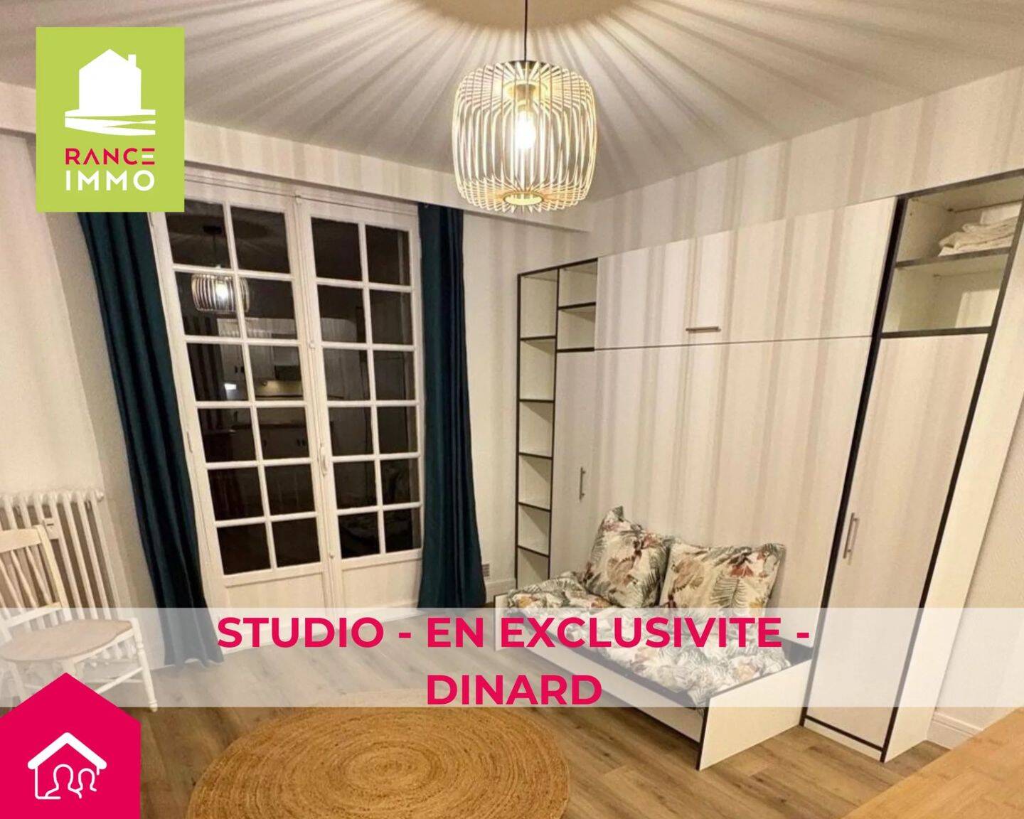 Appartement 1 pièce 25 m² · à Dinard · 24,6 m² · 640 €