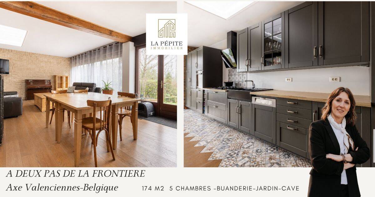 Maison 8 pièces 174 m² · à Quiévrechain · 174 m² · 182 000 €