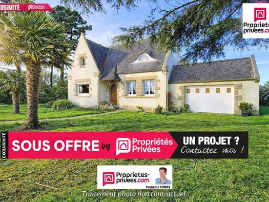 Maison à vendre 199 800 € 5 pièces 3 chambres 108 m² 4 406 m² de terrain Lanmeur 29620