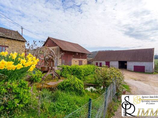 Maison à vendre 255 000 € 4 pièces 2 chambres 144 m² 476 596 m² de terrain Saint-Laurent-d'Andenay 71210